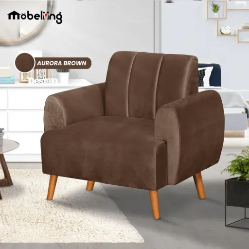 SOFA JANE 1 SEATER AURORA (AURORA BROWN)