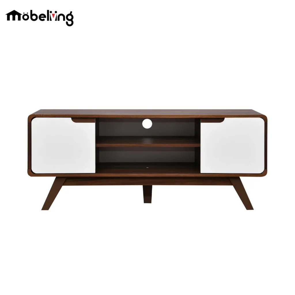 AUDIO VIDEO RACK MH 1114 BROWN TEAK