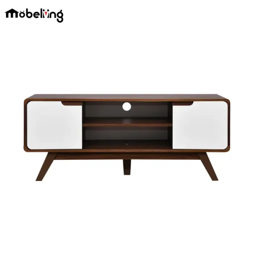 AUDIO VIDEO RACK MH 1114 BROWN TEAK