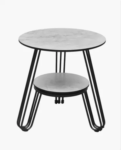 COFFEE TABLE A6 DIA 60 GREY