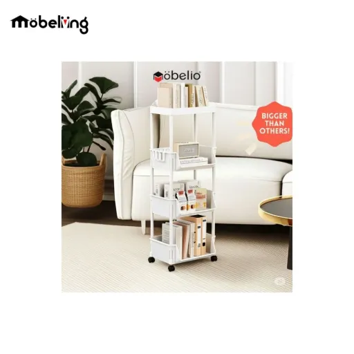 TROLLEY KJGR101-4 PLASTIC WHITE