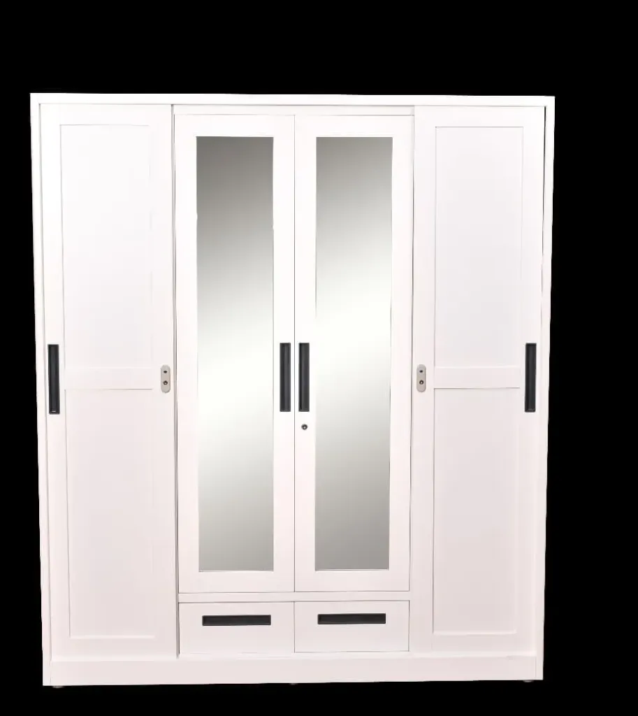 SLIDING WARDROBE A1600 4 DOOR WHITE