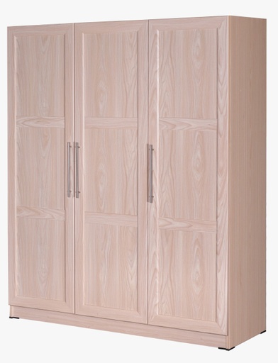 [WRT-LOTUS-3D-NAT] WARDROBE LOTUS THREE DOORS NATURAL