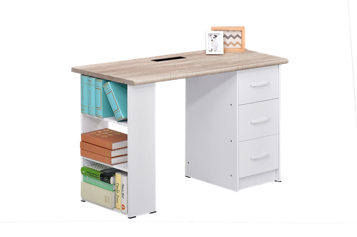 [L-OFC-MTS12050-STD-SOL] OFFICE DESK RK 12050 SONOMA OAK LIGHT