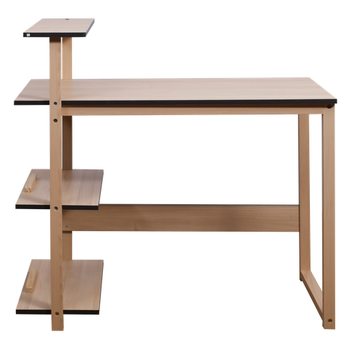 [L-OFC-MTSL1-STD-WPL] MEJA TULIS DENGAN RAK BUKU WINTER MAPLE