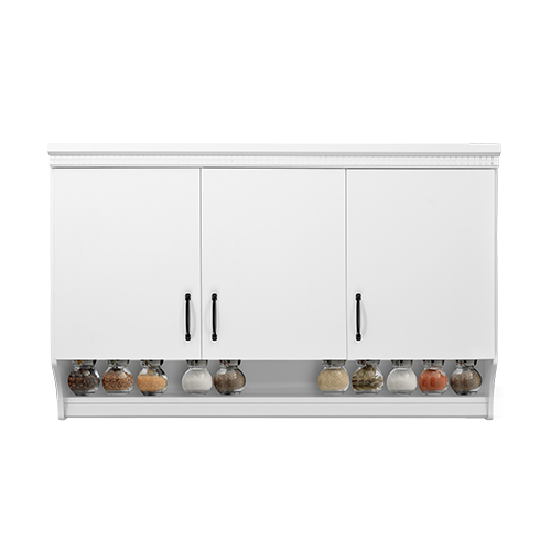 [L-DIN-KSA5610C-STD-WHT] KITCHEN SET ATAS 3 PINTU 5610 WHITE