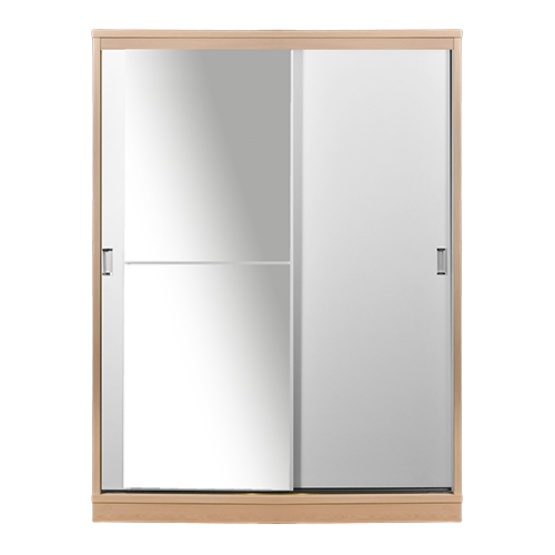 [L-BED-WSDMILANO-2DR-WPL] WARDROBE SLIDING MILANO WINTER MAPL