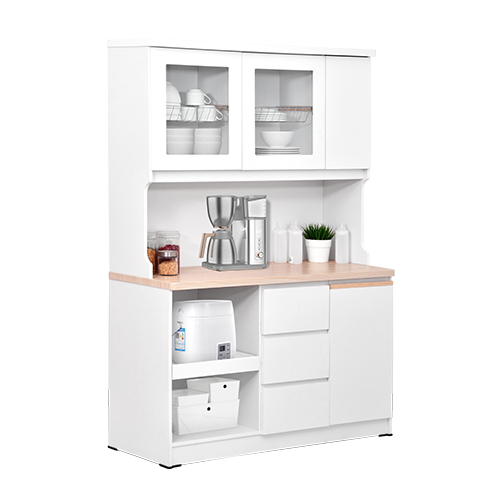 [L-DIN-KS3710-STD-WHT] KITCHEN SET CABINET 3710 WHITE