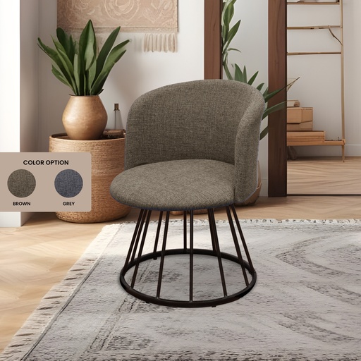 [I-DIN-DCZT01-STD-BRW] DINING CHAIR ZT01 BROWN